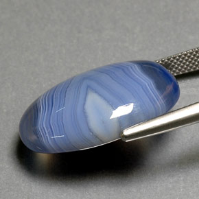 Agate Multicolore naturelle Transparent, 20.52 ct, Transparent / Translucide