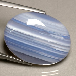 Agate multicolore naturelle transparent, 27,08 ct, transparent / translucide