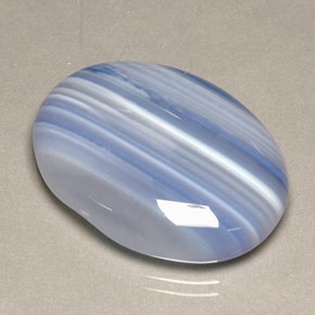 Agate multicolore naturelle transparent, 27,08 ct, transparent / translucide