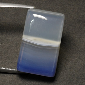Agate multicolore naturelle transparent, 31,56 ct, transparent / translucide