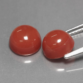 Achetez naturel ct Orange Agate gems, Coupe roude, En provenance Inde chez GemSelect. En stock, livraison internationale!