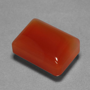 Agate Orange naturelle Transparent, 10.71 ct, Transparent / Translucide