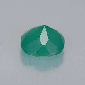 Agate Vert naturelle Transparent, 1.28 ct, Transparent / Translucide