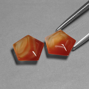 Achetez naturel ct Rouge orange Agate gems, Forme fantaisie, En provenance Inde chez GemSelect. En stock, livraison internationale!