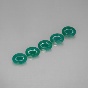 Achetez naturel ct vert agate gems, coupe ovale, en provenance inde chez gemselect. en stock, livraison internationale!