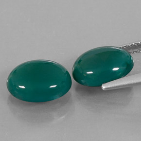 Achetez naturel ct vert agate gems, coupe ovale, en provenance inde chez gemselect. en stock, livraison internationale!