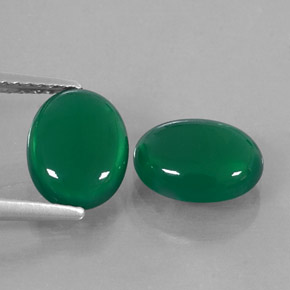 Achetez naturel ct vert agate gems, coupe ovale, en provenance inde chez gemselect. en stock, livraison internationale!