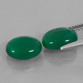 Achetez naturel ct vert agate gems, coupe ovale, en provenance inde chez gemselect. en stock, livraison internationale!