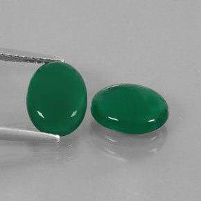 Achetez naturel ct vert agate gems, coupe ovale, en provenance inde chez gemselect. en stock, livraison internationale!