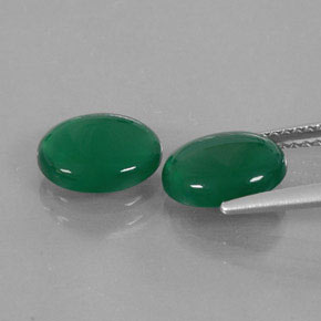Achetez naturel ct vert agate gems, coupe ovale, en provenance inde chez gemselect. en stock, livraison internationale!