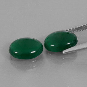 Achetez naturel ct vert agate gems, coupe ovale, en provenance inde chez gemselect. en stock, livraison internationale!