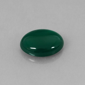 Agate vert naturelle transparent, 1,40 ct, transparent / translucide