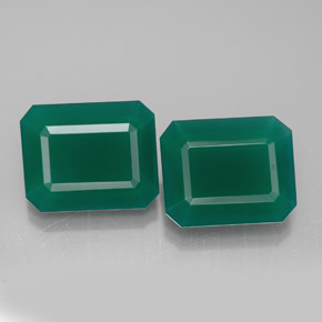 Achetez naturel ct vert agate gems, taille émeraude, en provenance inde chez gemselect. en stock, livraison internationale!