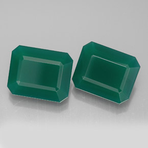 Achetez naturel ct vert agate gems, taille émeraude, en provenance inde chez gemselect. en stock, livraison internationale!