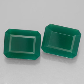 Achetez naturel ct vert agate gems, taille émeraude, en provenance inde chez gemselect. en stock, livraison internationale!