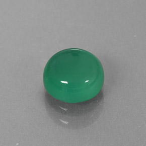 Agate Vert naturelle Transparent, 1.01 ct, Transparent / Translucide