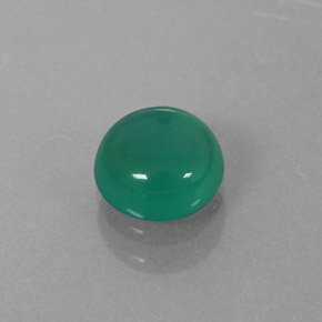 Agate vert naturelle transparent, 0,89 ct, transparent / translucide