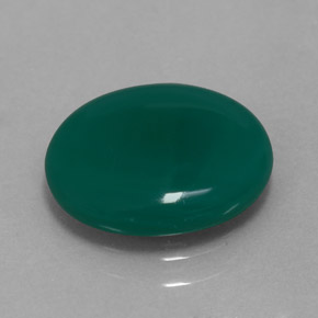 Agate vert naturelle transparent, 2,75 ct, transparent / translucide