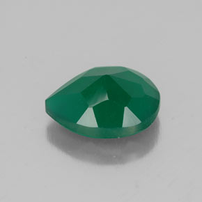 Agate vert naturelle transparent, 2,23 ct, transparent / translucide