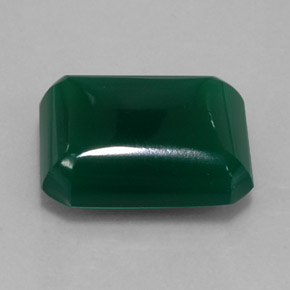 Agate vert naturelle transparent, 16,16 ct, transparent / translucide