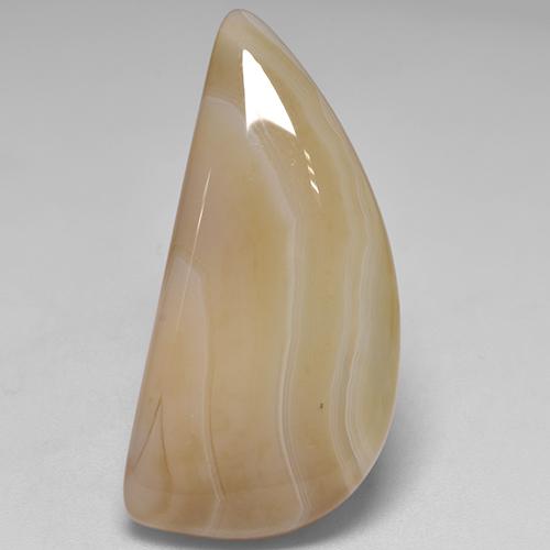 Agate multicolore naturelle forme fantaisie, 18,17 ct, translucide