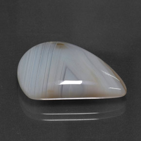 Agate multicolore naturelle transparent, 18,98 ct, transparent / translucide