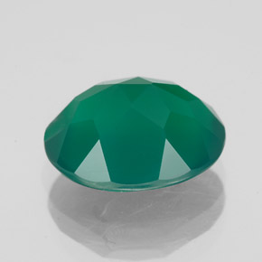 Agate vert naturelle transparent, 4,42 ct, transparent / translucide