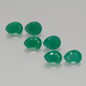 Achetez naturel ct Vert Agate gems, En forme de poire, En provenance Inde chez GemSelect. En stock, livraison internationale!