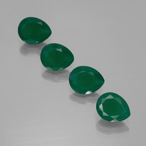 Achetez naturel ct vert agate gems, en forme de poire, en provenance inde chez gemselect. en stock, livraison internationale!