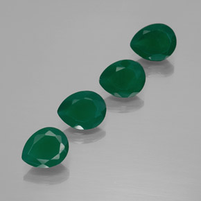 Achetez naturel ct vert agate gems, en forme de poire, en provenance inde chez gemselect. en stock, livraison internationale!