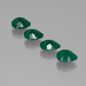 Achetez naturel ct vert agate gems, en forme de poire, en provenance inde chez gemselect. en stock, livraison internationale!