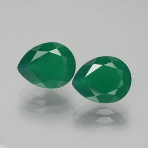 Achetez naturel ct vert agate gems, en forme de poire, en provenance inde chez gemselect. en stock, livraison internationale!