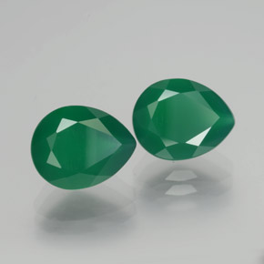 Achetez naturel ct vert agate gems, en forme de poire, en provenance inde chez gemselect. en stock, livraison internationale!