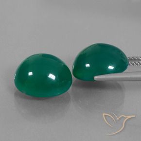 Shop natural 14.56ct Vert moyen Agate gems, ovale, from Inde at GemSelect. In stock, global shipping!