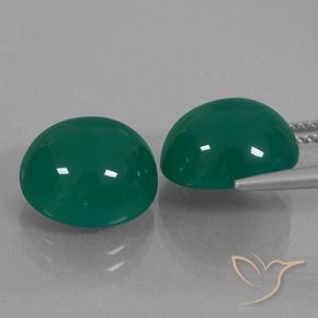 Shop natural 12.97ct Vert moyen Agate gems, ovale, from Inde at GemSelect. In stock, global shipping!