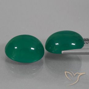 Shop natural 13.31ct Vert moyen Agate gems, ovale, from Inde at GemSelect. In stock, global shipping!