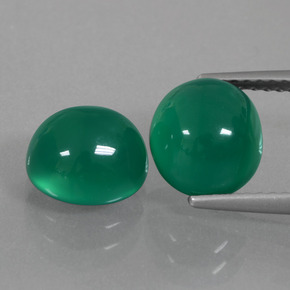 Achetez naturel ct vert agate gems, coupe ovale, en provenance inde chez gemselect. en stock, livraison internationale!