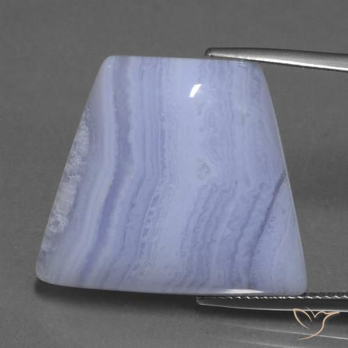 Agate Violet moyen-léger naturelle Fantaisie, 29.19 ct, Translucide