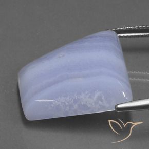 Agate Violet moyen-léger naturelle Fantaisie, 29.19 ct, Translucide