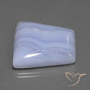 Agate Violet clair naturelle Fantaisie, 42.00 ct, Translucide