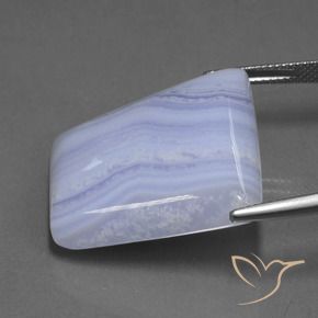 Agate Violet clair naturelle Fantaisie, 42.00 ct, Translucide