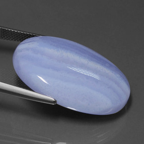 Agate Multicolore naturelle ovale, 42.01 ct, Translucide