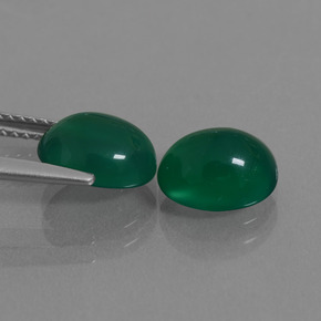 Achetez naturel ct vert agate gems, coupe ovale, en provenance inde chez gemselect. en stock, livraison internationale!