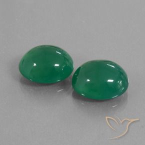 Achetez naturel 13,04ct vert agate gems, coupe ovale, en provenance inde chez gemselect. en stock, livraison internationale!