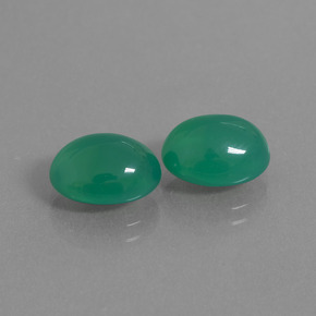 Achetez naturel 6,35ct vert agate gems, coupe ovale, en provenance inde chez gemselect. en stock, livraison internationale!