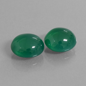 Achetez naturel 6,42ct vert agate gems, coupe ovale, en provenance inde chez gemselect. en stock, livraison internationale!