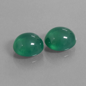 Achetez naturel 6.09ct Forêt verte Agate gems, Coupe ovale, En provenance Inde chez GemSelect. En stock, livraison internationale!
