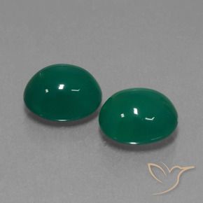 Shop natural 7.06ct Vert profond moyen Agate gems, ovale, from Inde at GemSelect. In stock, global shipping!