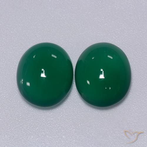 5.98ctw Naturel Vert moyen Agate, ovale, Translucide