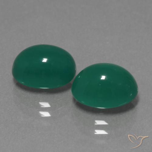 Shop natural 4.93ct Vert moyen Agate gems, ovale, from Inde at GemSelect. In stock, global shipping!